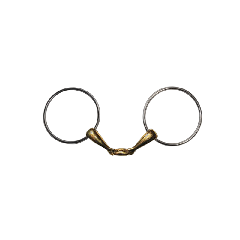 Jump'In - Double-jointed loose ring snaffle 20mm | - Ohlala