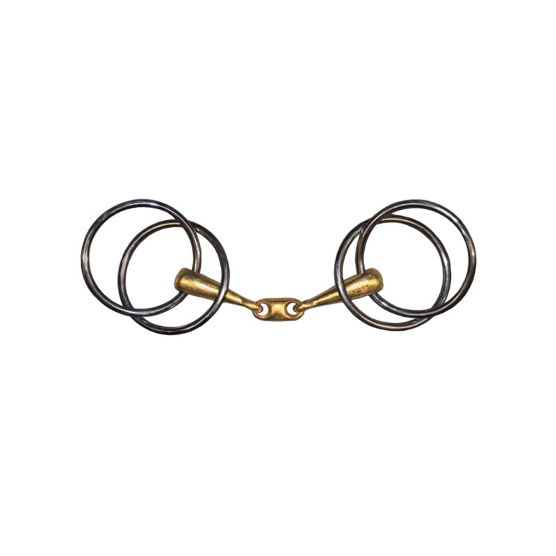 Jump'In - 4-ring gedraaid bit met tongplaat | - Ohlala