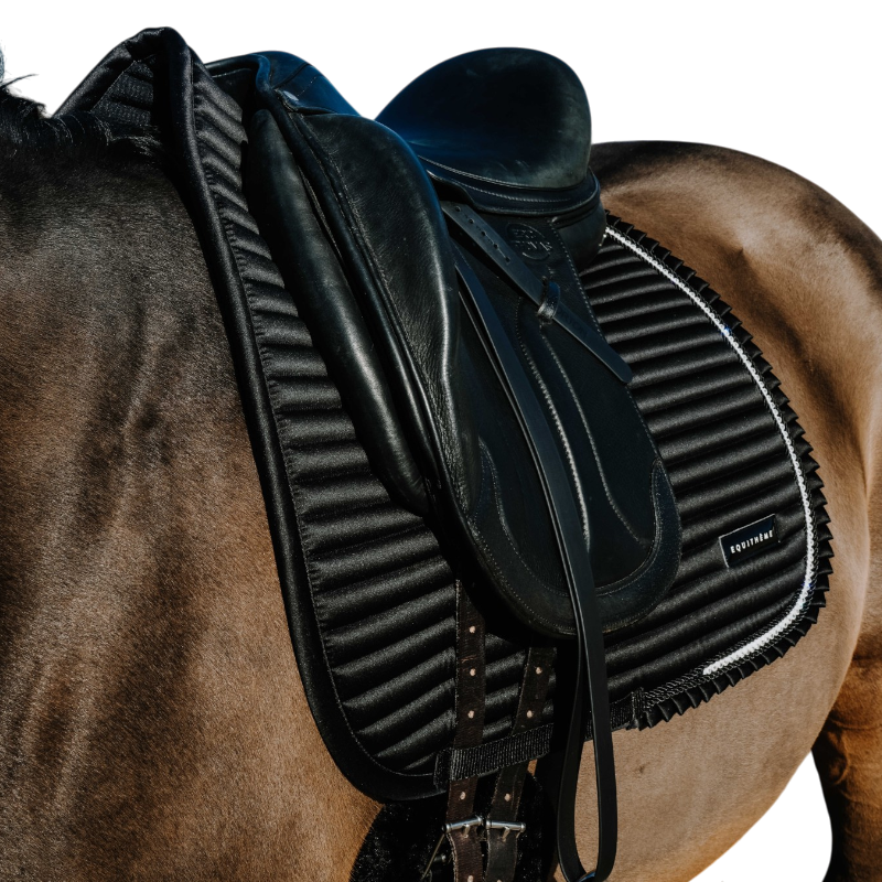Equithème - Dressage Saddle Pad Glam Black