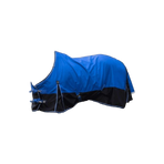 Equithème - Couverture d'extérieur Tyrex 1200D "Aisance" bleu/noir 0g | - Ohlala