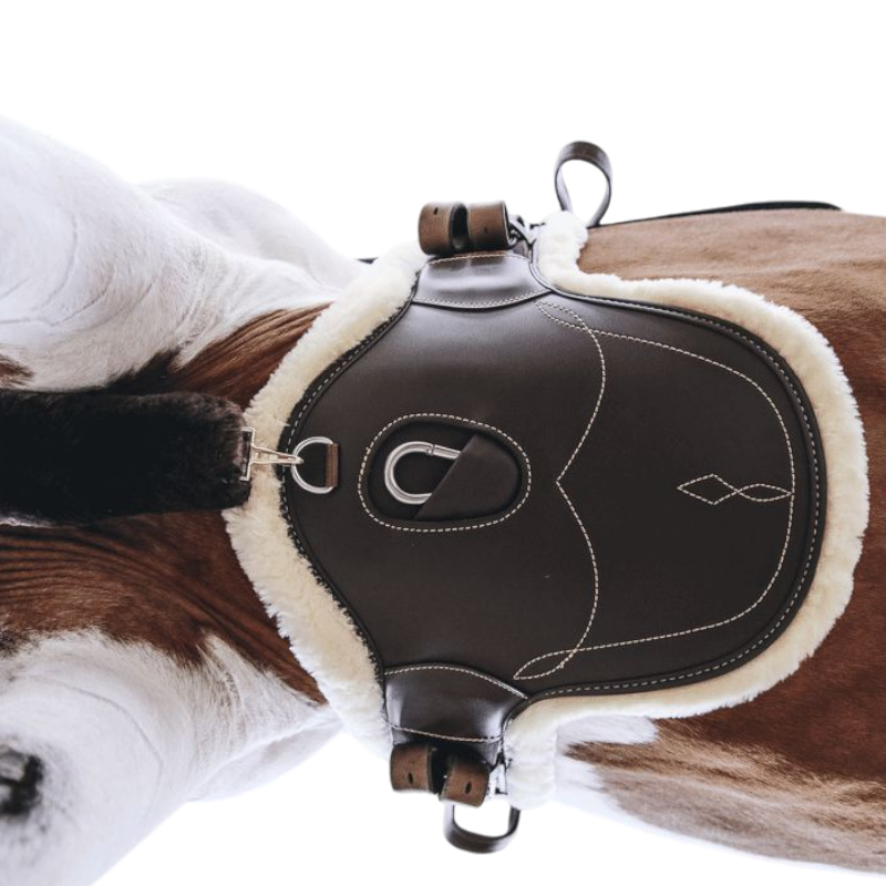 Kentucky Horsewear - ブラウンシープスキン ショートガースカバー | - Ohlala