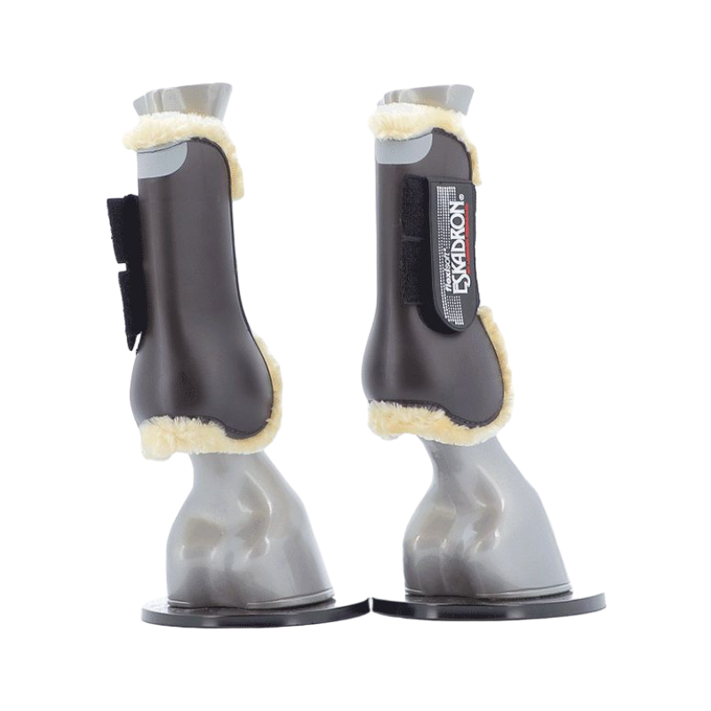 Eskadron - Open Flexisoft sheepskin brown boots x2 | - Ohlala