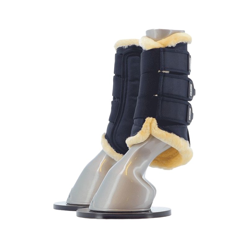 Eskadron - Closed fleece boots navy x2 | - Ohlala
