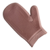 Grooming Deluxe - Rubber Grooming Glove Dusty Rose | - Ohlala