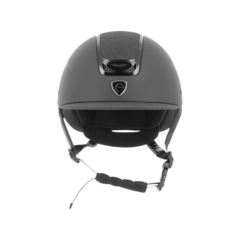 Equithème - Casco de equitación Pepit negro/ lama negra