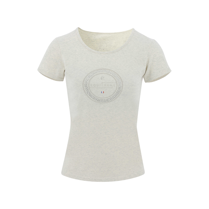 Equithème - Dames T-shirt korte mouwen Anna crème