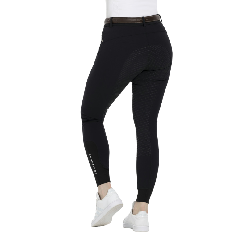 Equithème - Women's full grip riding breeches Gizel black | - Ohlala