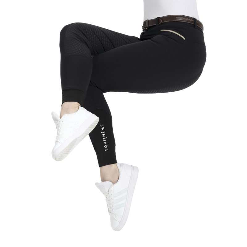 Equithème - Women's full grip riding breeches Gizel black | - Ohlala