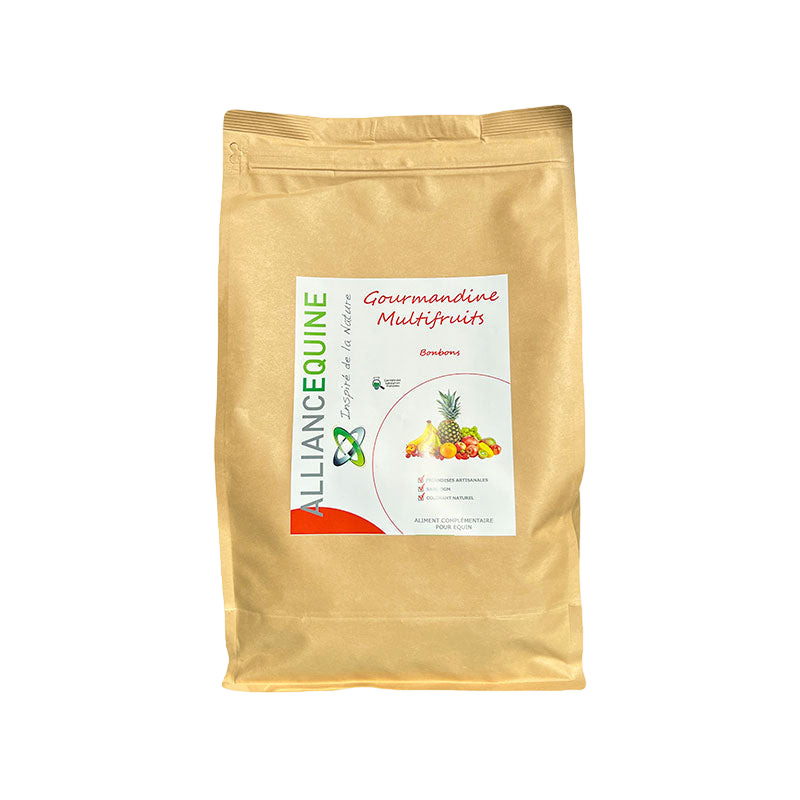Alliance Equine - Golosinas Gourmandine multifrutas para caballos 1.3 kg | - Ohlala