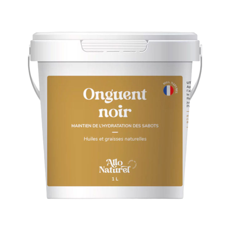 Allo Naturel - Onguent hydratant pour sabots noir | - Ohlala