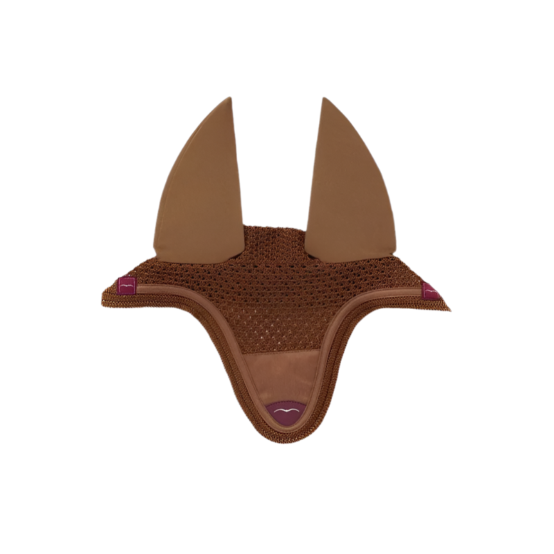 Animo Italia - Bonnet pour chevaux bordure droit camel | - Ohlala