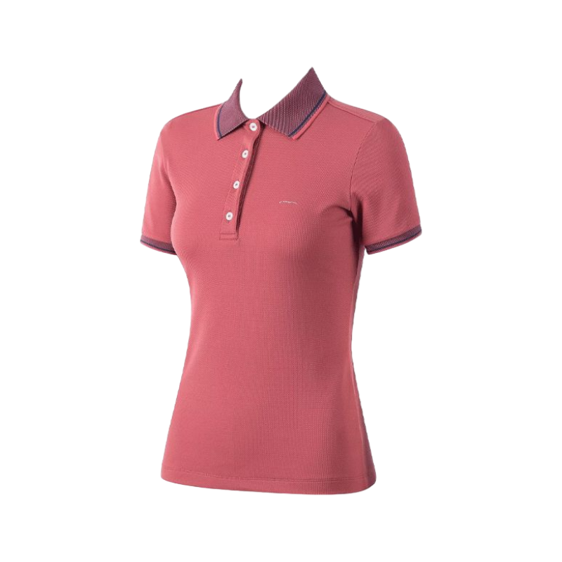 Animo Italia - Polo manica corta Brancio donna rosa | - Ohlala