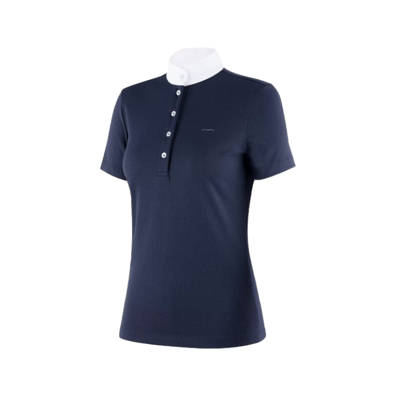 Animo Italia - Kurzarm-Turnierpolo für Damen Basilea Marine | - Ohlala