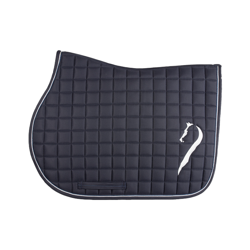 Antarès Sellier - Navy Show Jumping Saddle Pad | - Ohlala