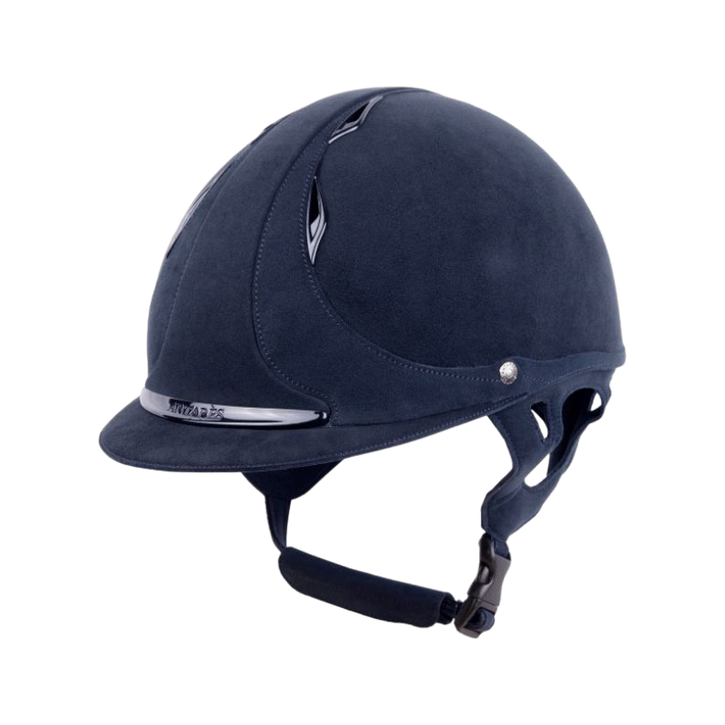 Antarès Sellier - Kask Hunter standardowy daszek Niebieski / Niebieski | - Ohlala