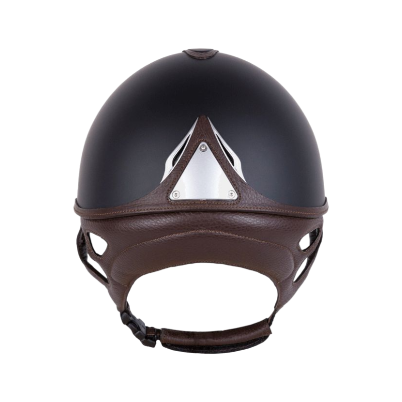 Antarès Sellier - Casco Référence Cross visera corta Negro / Marrón | - Ohlala