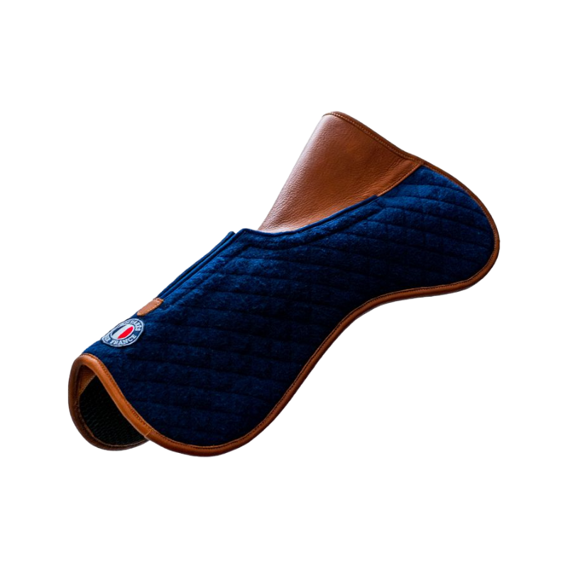 Antarès Sellier - Adjust Pad Stoßdämpfer mit Keilen Marine / Havanna | - Ohlala