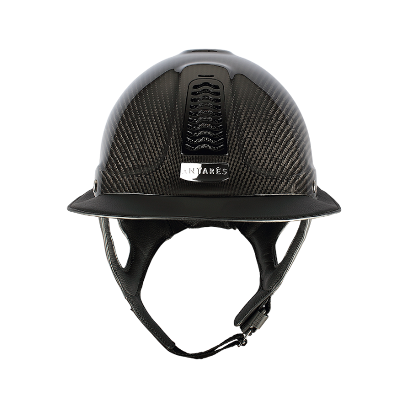 Antarès Sellier - Précision Carbon Black Eclipse Visor Riding Helmet | - Ohlala