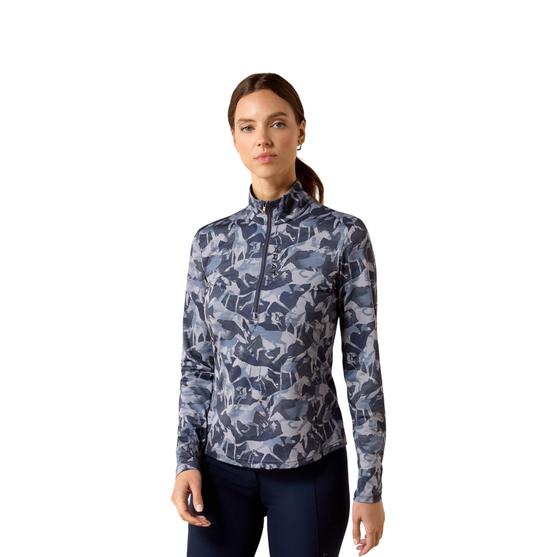 Ariat – Damen-Langarm-Baselayer LunaVeil mit Polar-Koinzidenz-Muster