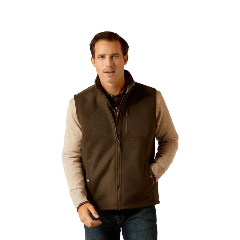 Ariat - Doudoune sans manches homme Millbrae earth