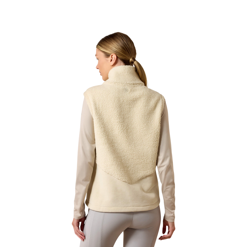 Ariat - Women's Laviolette Almond Milk Sherpa Fleece Vest
