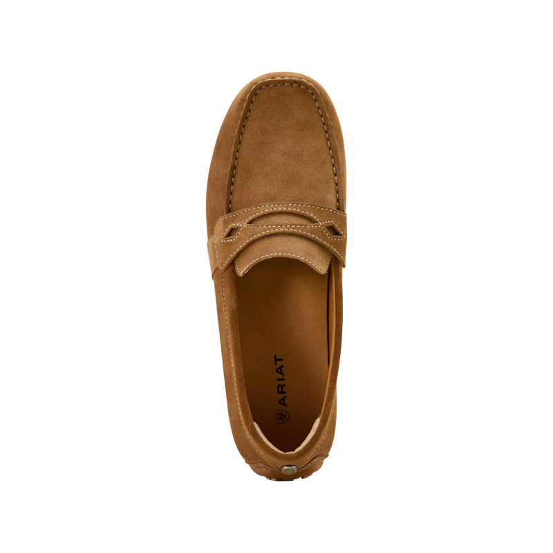 Ariat - Mocasines para mujer Solene de ante color caramelo