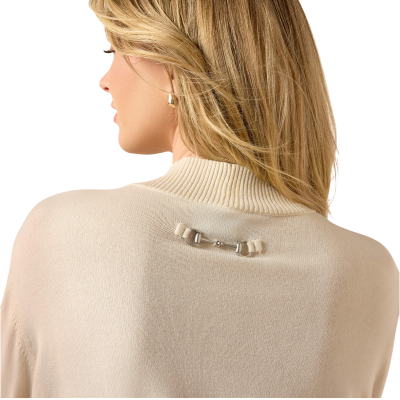 Ariat – Damenpullover Coney in Altweiß