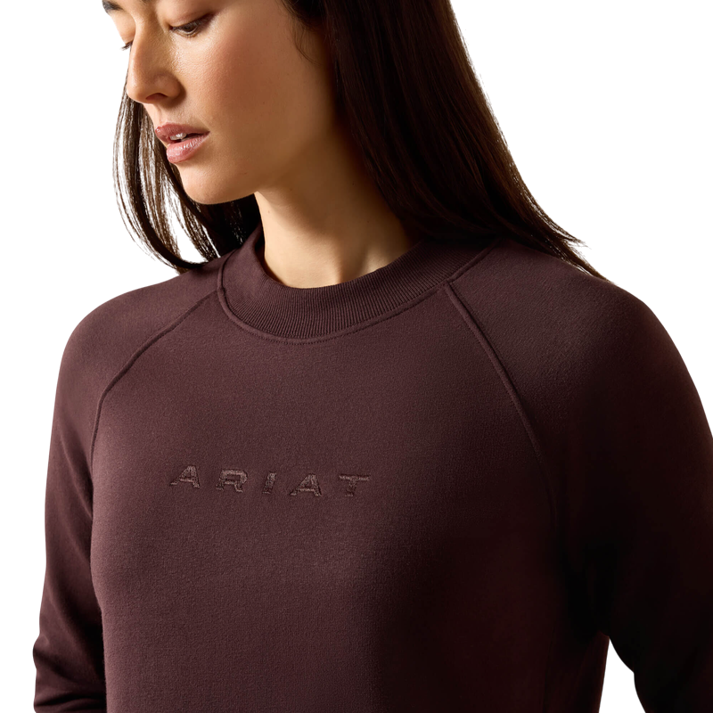 Ariat - Damessweatshirt Martine chocoladepruim