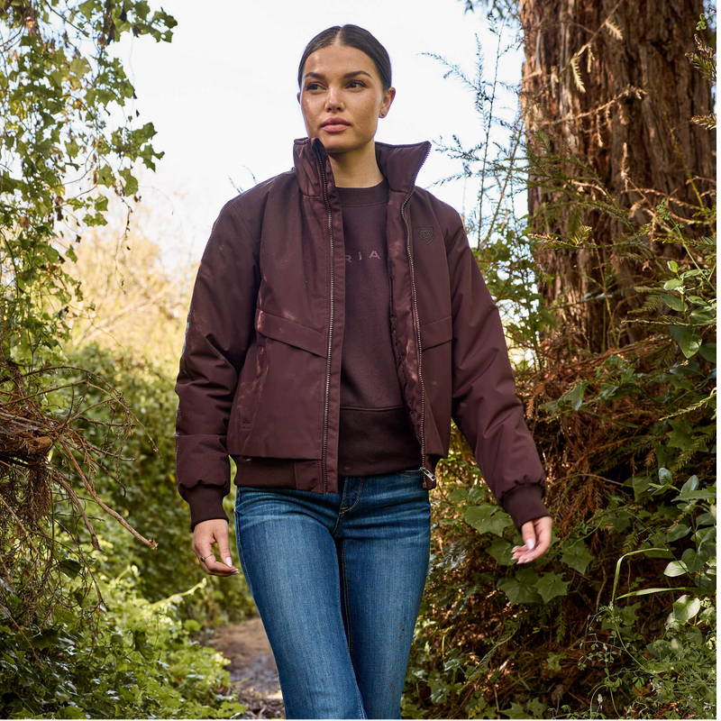 Ariat - Damessweatshirt Martine chocoladepruim