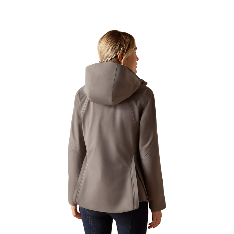 Women's Coastal waterproof jacket in plum grey - Ariat