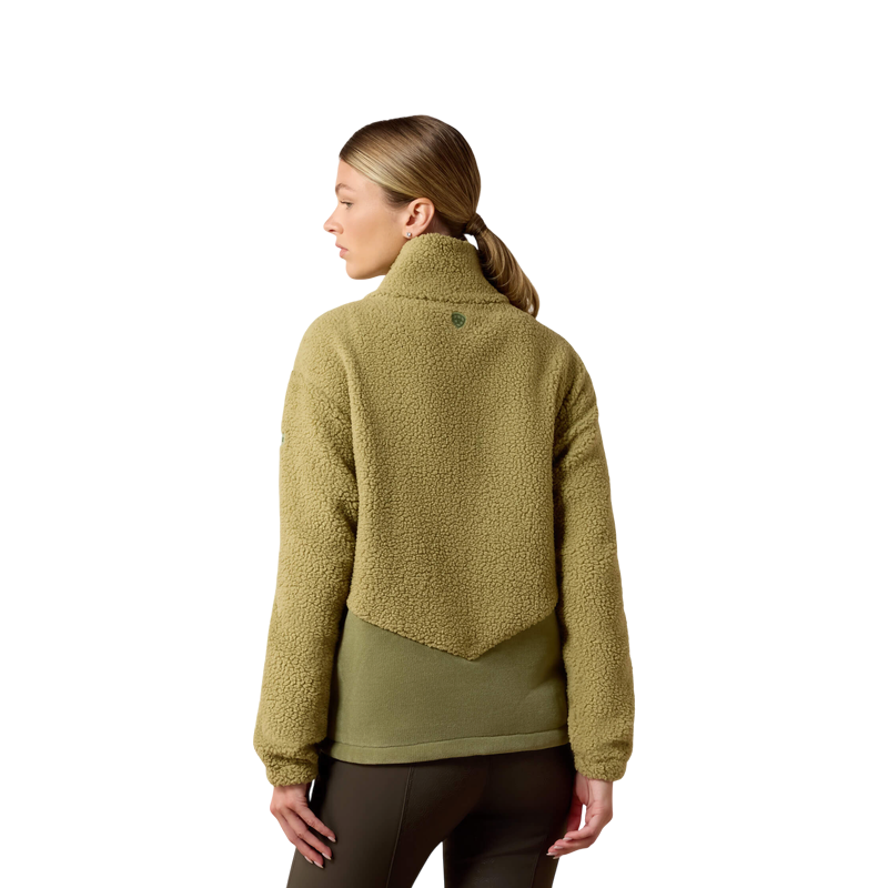 Ariat - Damen-Fleecejacke mit Reißverschluss Laviolette in Ölgrün