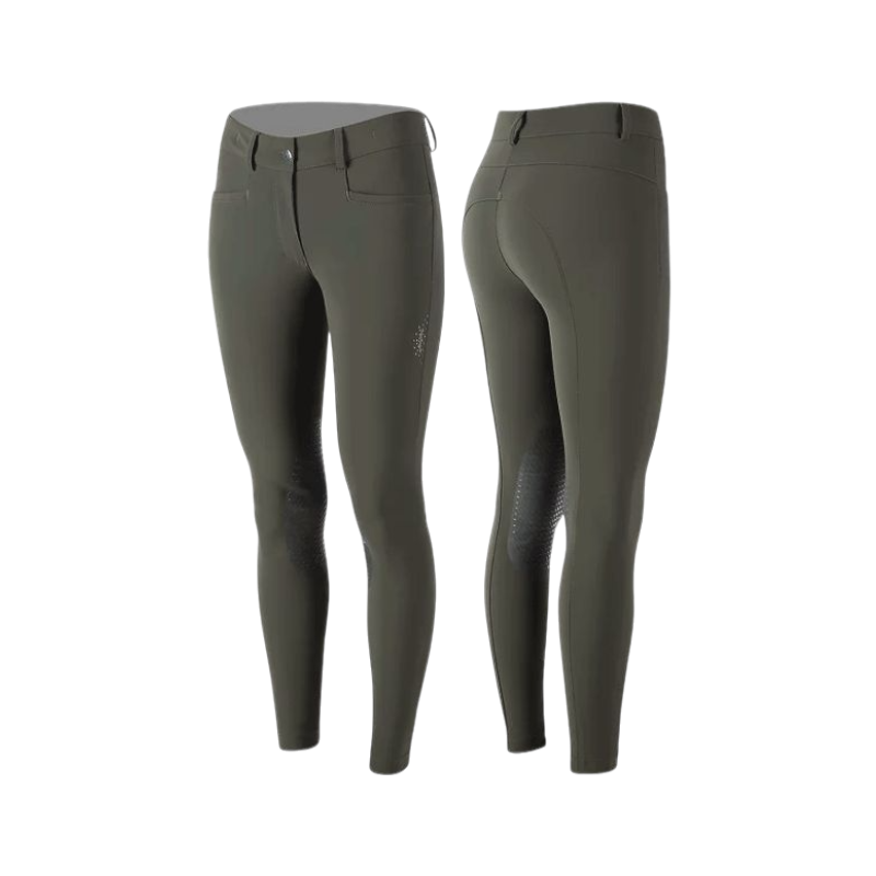 Animo Italia - Damen Reithose Nule khaki | - Ohlala