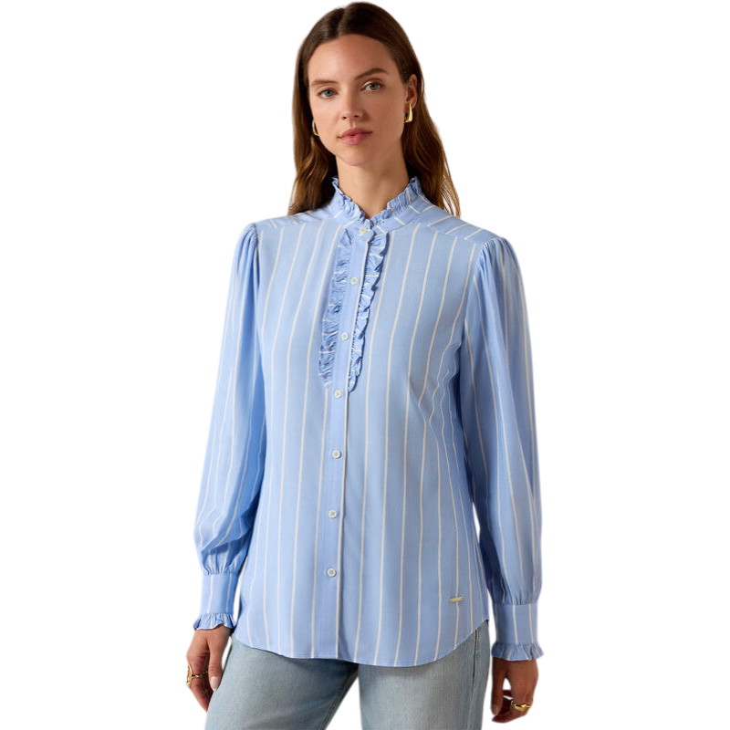 Ariat - Camicia a maniche lunghe donna Cricklade pacific blue stripe | - Ohlala