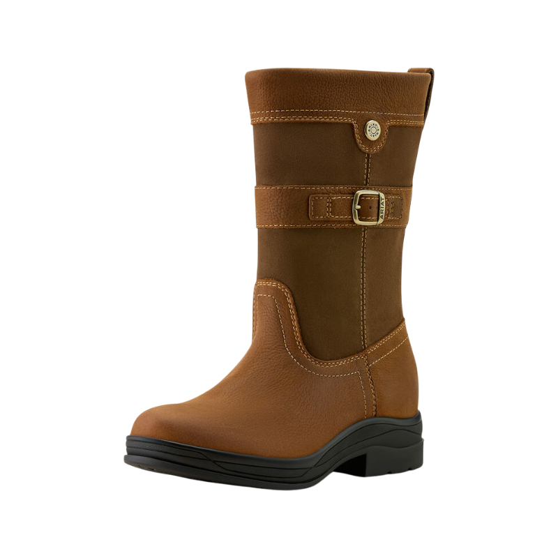 Ariat - Bottes imperméables femme Bampton baked brown | - Ohlala