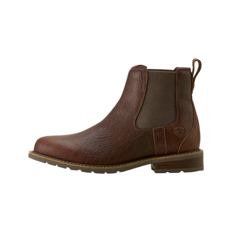 Ariat - メンズレザーアンクルブーツ Wexford コニャックバイソン | - Ohlala