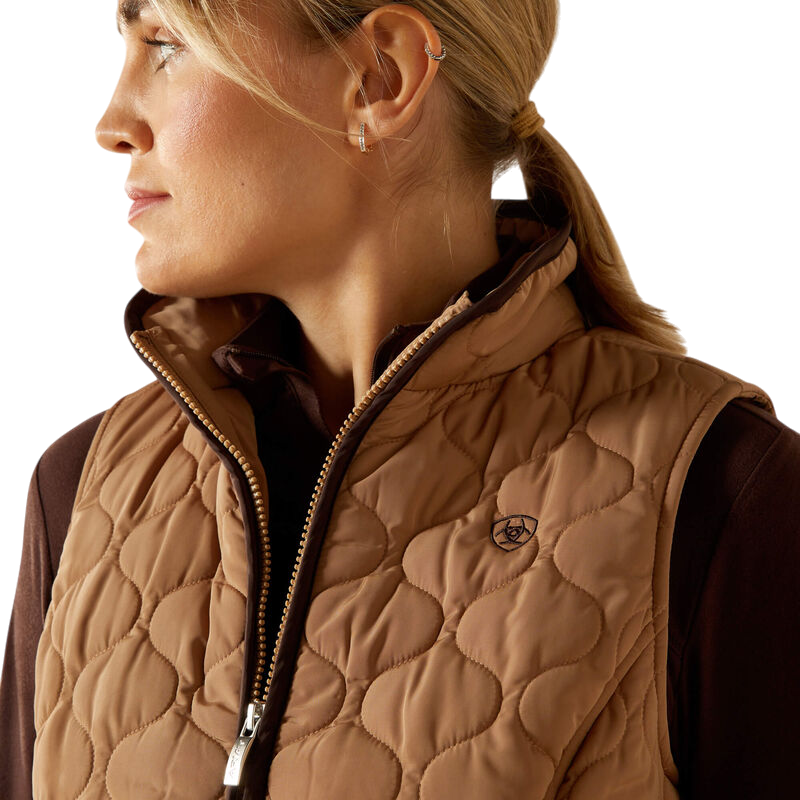 Ariat - Mouwloos donsvestje dames Ashley 2.0 tiger's eye | - Ohlala