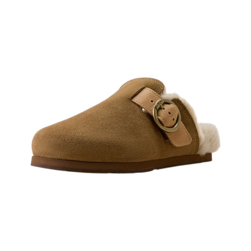 Ariat - Damen-Mule Country Sherpa ranch brown suede | - Ohlala