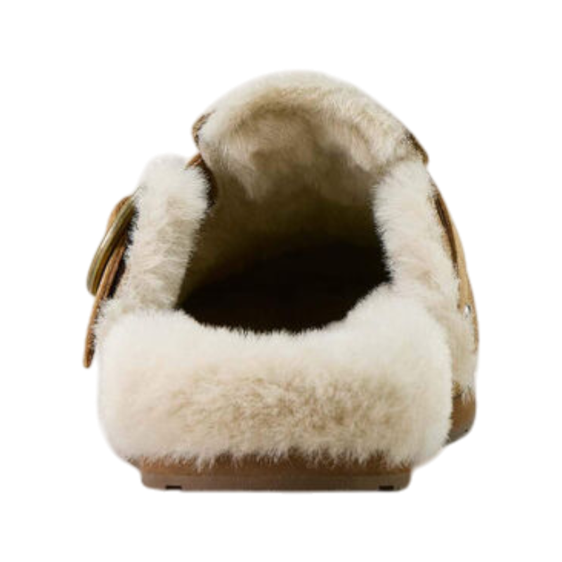 Ariat - Damen-Mule Country Sherpa ranch brown suede | - Ohlala