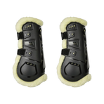 Back On Track - Gambiere aperte in montone sintetico Airflow nere | - Ohlala