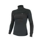Back On Track - Women's black turtleneck sweater | - Ohlala