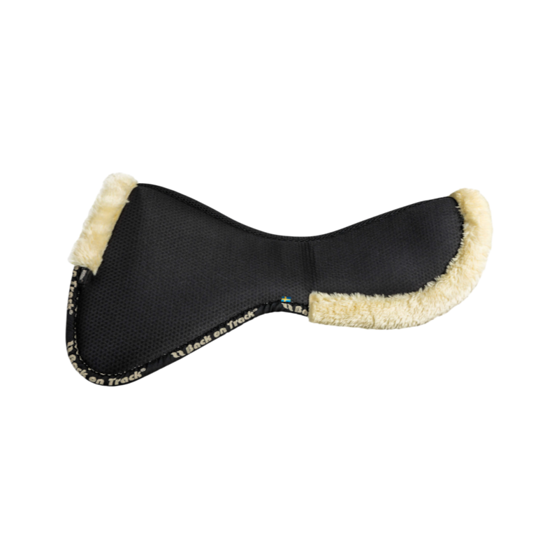 Back On Track - Impact Black Faux Fur Half Pad