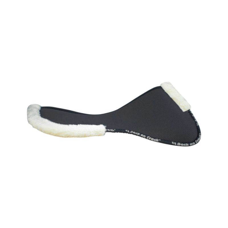 Back On Track - Impact Black Faux Fur Half Pad