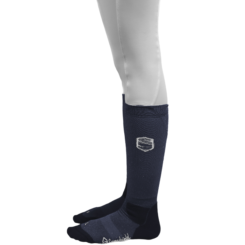 Samshield - Calcetines de equitación unisex Balzane Glitter marino | - Ohlala