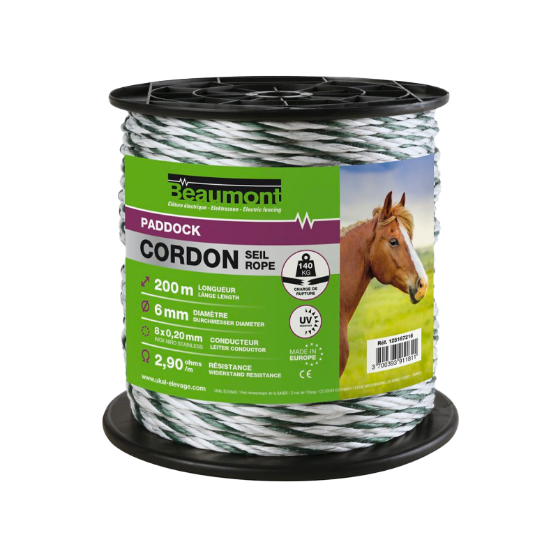Beaumont - Gedraaid koord 6 mm/200 m | - Ohlala