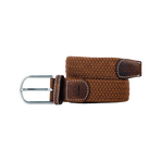 Billybelt - Ceinture tressée élastique Marron camel | - Ohlala
