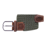Billybelt - Quebec Khaki/Grey Braided Belt | - Ohlala