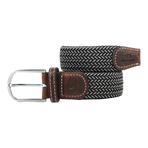 Billybelt - Vienne black/white braided belt | - Ohlala