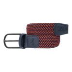 Billybelt - Kyoto braided belt black/ red | - Ohlala