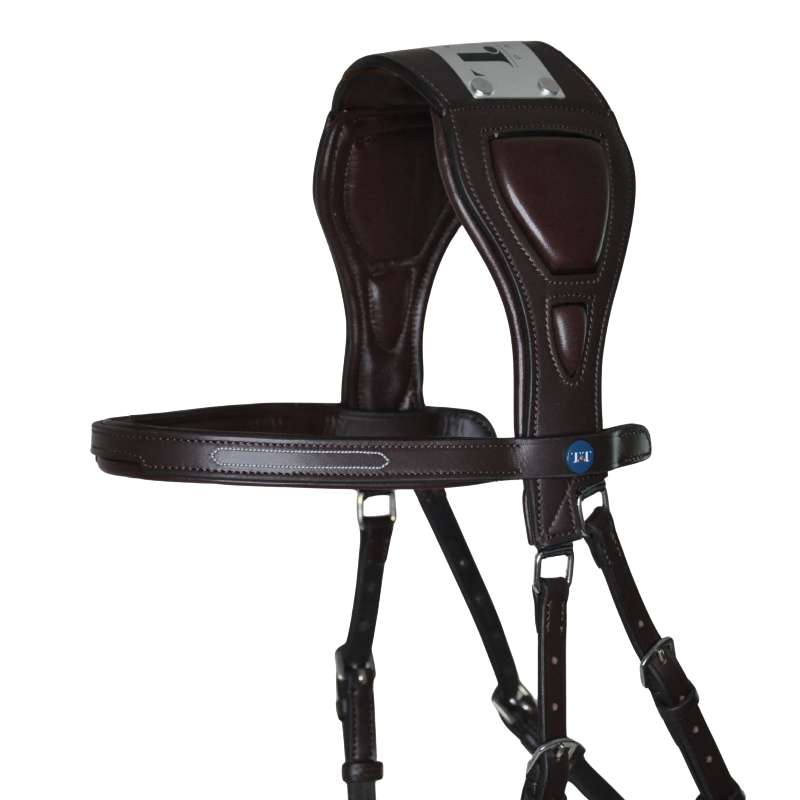 TdeT - Bridon Essentiel à Pont sans muserolle havane foncé | - Ohlala