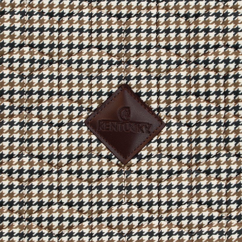 Kentucky Horsewear - Tappeto da dressage Pied de poule Marrone | - Ohlala